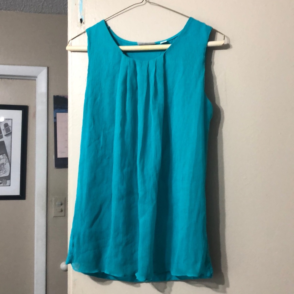 Teal blouse New York and Company
